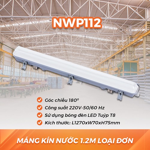 Máng đèn kín nước G13 Nanoco