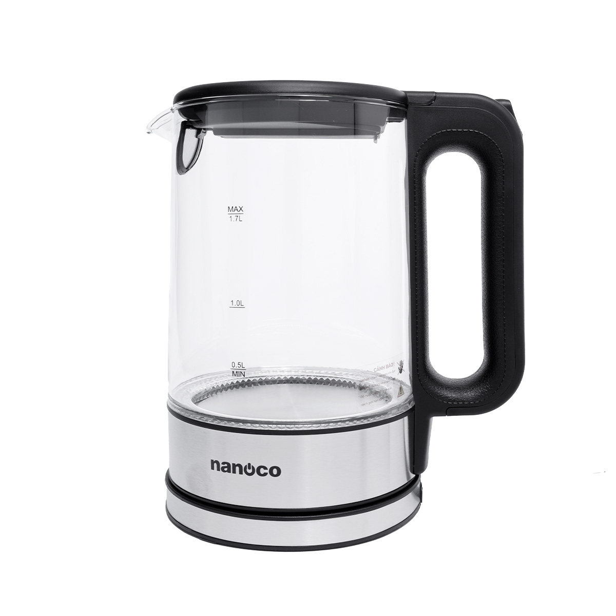 Bình đun siêu tốc thủy tinh,1.7L