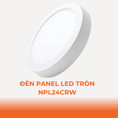Đèn LED Panel ốp trần nổi tròn Nanoco