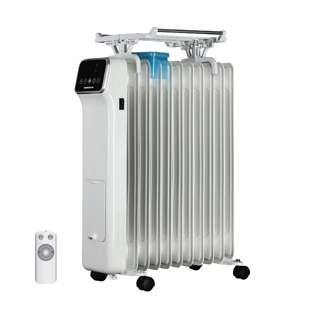 Máy sưởi dầu 2600W, 13 thanh nhiệt, cảm ứng - remote