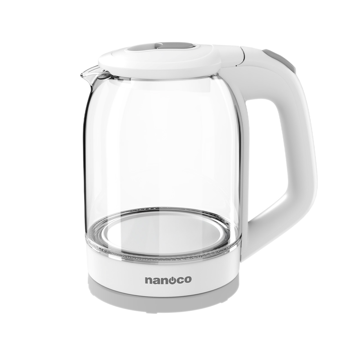 Bình đun siêu tốc thủy tinh 1.8L trắng