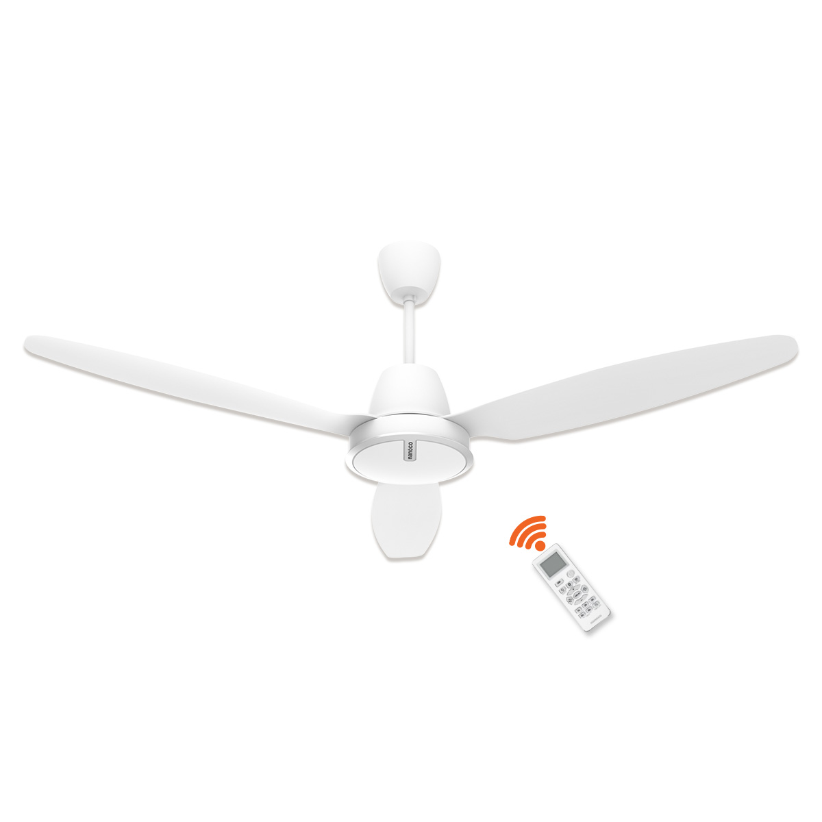 Quạt trần 3 cánh nhựa, động cơ BLDC, ti 43cm