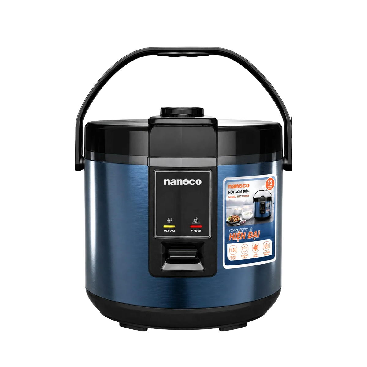 Nồi cơm nắp gài, 1.8L, NRC1880DB
